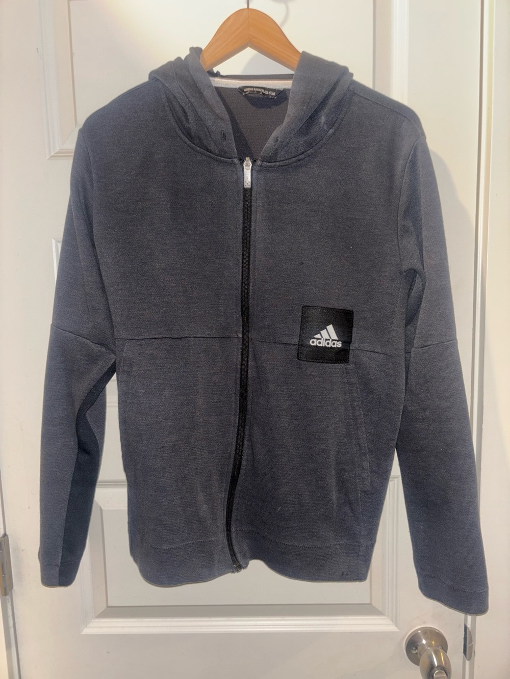 adidas woman’s black Full-Zip Hooded Jacket